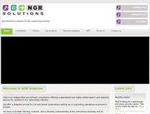 Tablet Screenshot of ngr-solutions.com